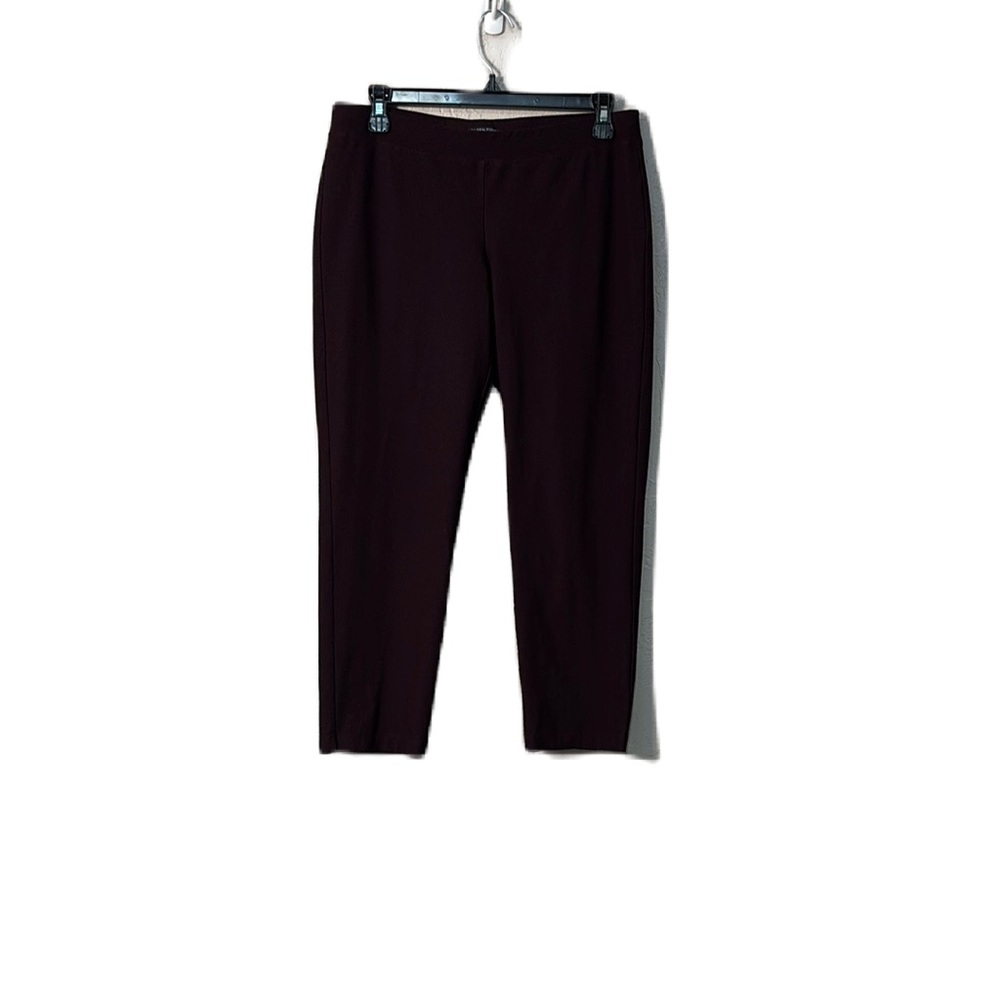 Eileen Fisher Purple Cropped Ankle Pants Pull on Petite M